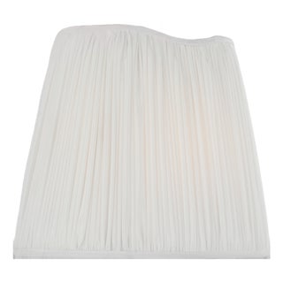 Amber Lewis for Visual Comfort Signature Matos 11" Sconce in Bronze with Silk Pleat Shade For Sale