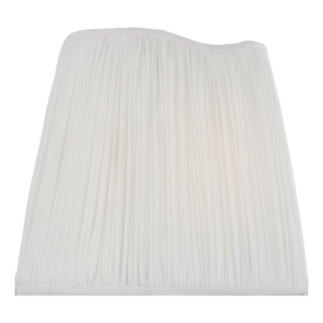 Amber Lewis for Visual Comfort Signature Matos 11" Sconce in Bronze with Silk Pleat Shade For Sale