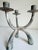 Brutalist Verdigris 3-Arm Candelabra For Sale - Image 9 of 12