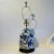 Ceramic Blue and White Porcelain Lamp For Sale - Image 7 of 7