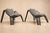 Mid-Century Modern Pair of Organic-shaped Iron Armchairs with Bouclé Upholstery, Brazil, 1950s – Lot 677B For Sale - Image 3 of 18