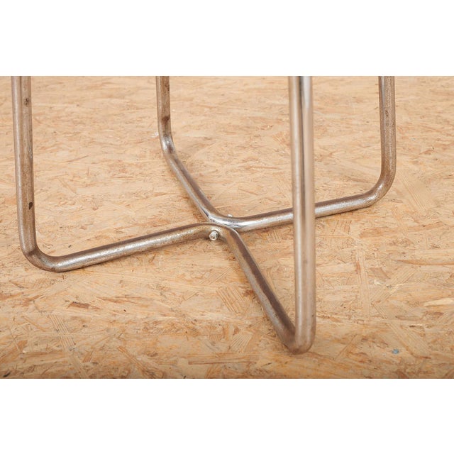 Model 1630 Table in Chrome-Plated Tubular Steel by Karel Ort for Gottwald, 1930. For Sale - Image 10 of 12