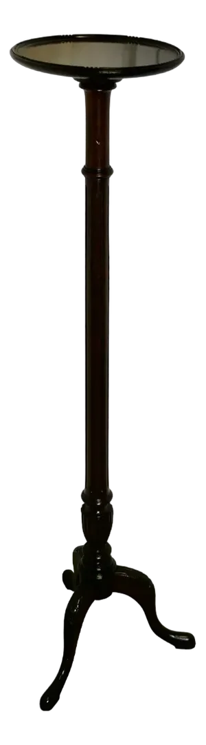 Tall Lamp Stand in Walnut