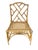 Vintage 5-Piece Bamboo Glass Dining Table & Chairs For Sale - Image 9 of 14