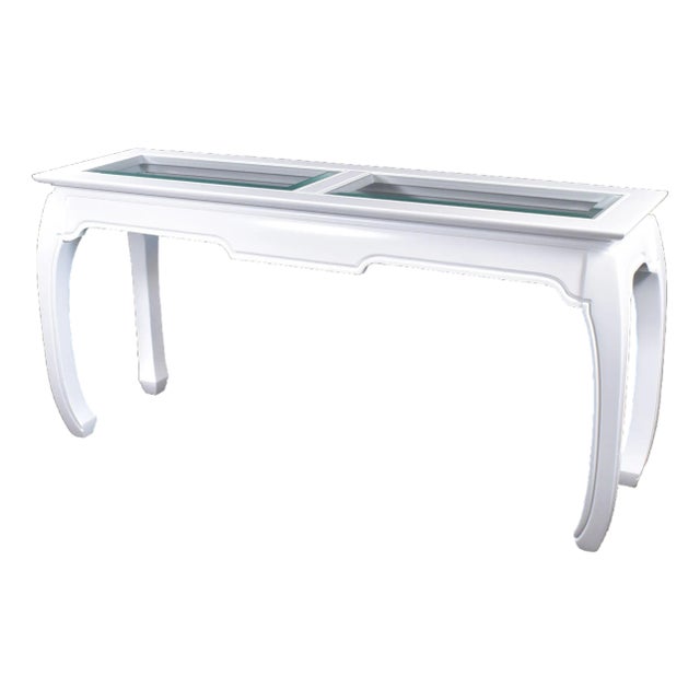 Ming Style White Console For Sale