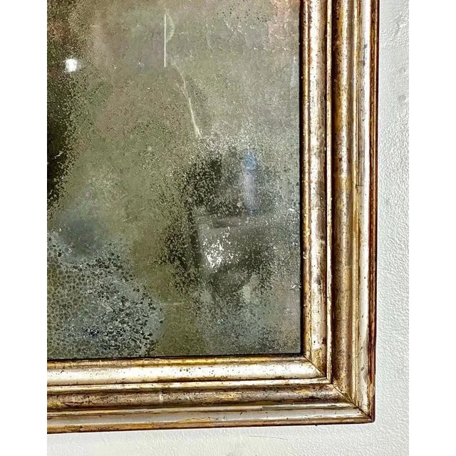 Early 19th Century 19th Century Italian Silver Gilt Mirror For Sale - Image 5 of 8