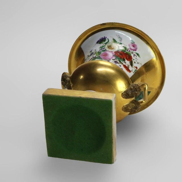 Pair of Antique Old Paris Porcelain Portrait Urns C1870 For Sale - Image 11 of 12