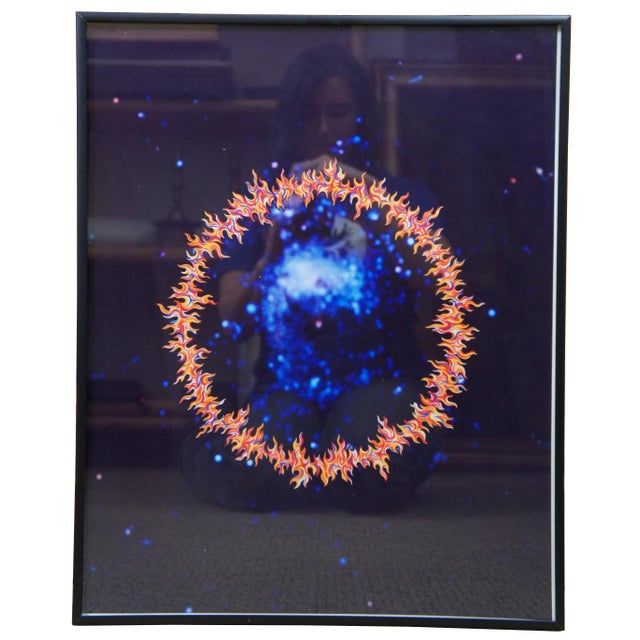 Contemporary Robert Flack Untitled 1992 Fire & Sword Chromogenic Photographs "Love Mind" - A Pair For Sale - Image 3 of 12