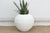 Mediterranean Modern White Mediterranean Beehive Planter For Sale - Image 3 of 9