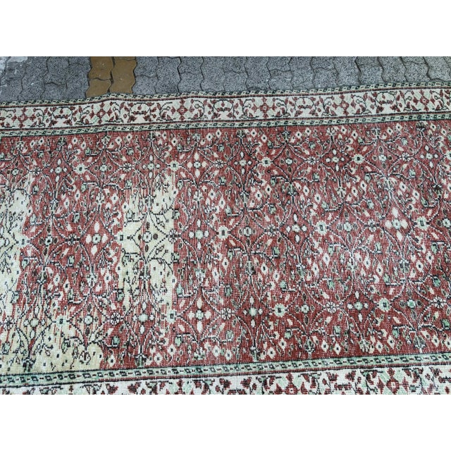 Vintage Handmade Traditional Rug For Sale - Image 9 of 11