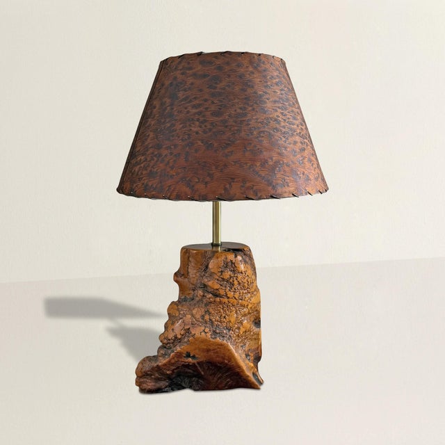 Some pieces ask to be used; others ask to be understood. This mid-20th century American lamp manages both, beginning with...