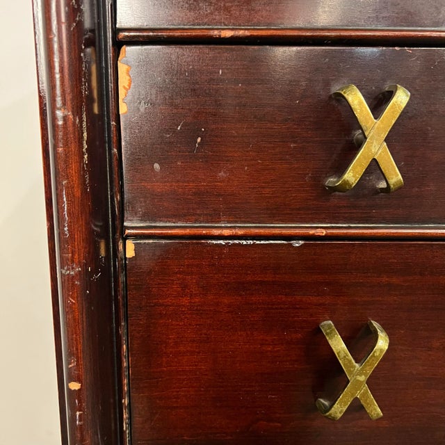 Mid 20th Century Paul Frankl for John Stuart Tall Dresser For Sale - Image 5 of 12