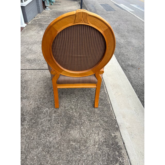1990s 1990s Oversized French Louis XVI Style Chair For Sale - Image 5 of 6