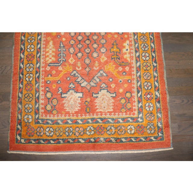 Stuning Antique Turkish Oushak Rug, 3'2'' X 5'1'' For Sale - Image 4 of 6