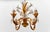 Gold Hollywood Regency Flower Ceiling Lamp by Hans Kögl, Germany, 1970s For Sale - Image 8 of 10