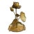 Vintage Mid-Century Modern Feldman Brass Lotus Candelabra Centerpiece For Sale