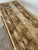 Wood Vintage Rustic Plank Wood Three Tier Console on Casters For Sale - Image 7 of 12