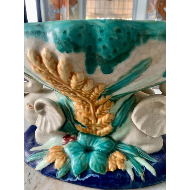 Italian Majolica Bowl with Elephants For Sale In Los Angeles - Image 6 of 10