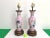 1940s French Floral Urn Lamps & Shades, Pair For Sale - Image 11 of 18
