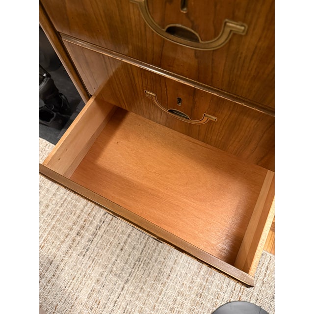 1970s Drexel Accolade Campaign Lingerie Chest For Sale - Image 9 of 12