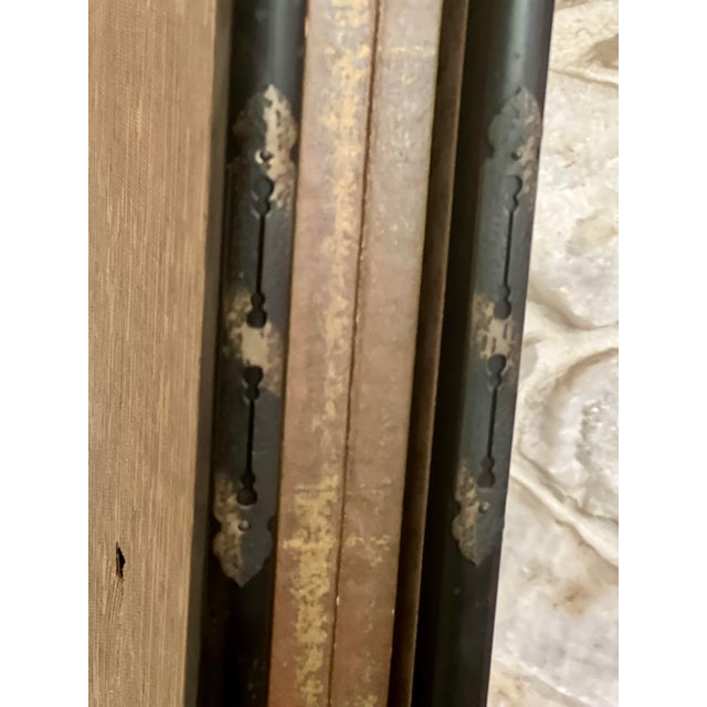 Vintage Mid-Century Japanese 4-Panel Byobu Folding Screen - "White Egrets & Willow" For Sale - Image 11 of 16