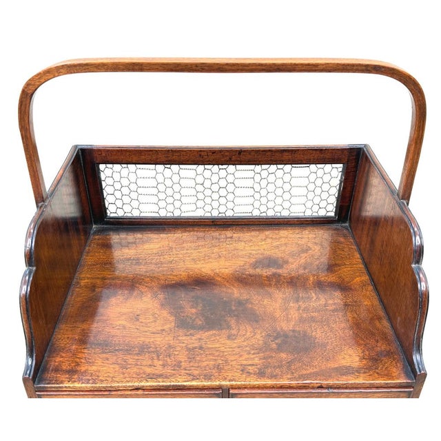 Wood Antique Georgian Mahogany Desk Stand, 1740 For Sale - Image 7 of 18
