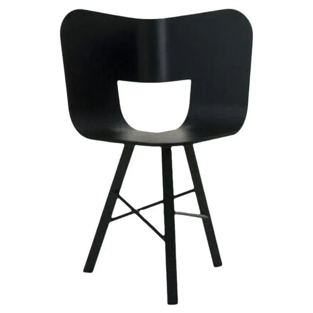 Tria Chair with Black Open Pore Seat by Colé Italia For Sale - Image 12 of 12