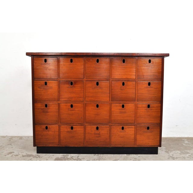 Vintage Chest of Drawers in Mahogany, 1930s For Sale - Image 10 of 10