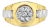 Mens Presidential Style Diamond Cluster Ring 14k Two-Toned, Size 9 For Sale