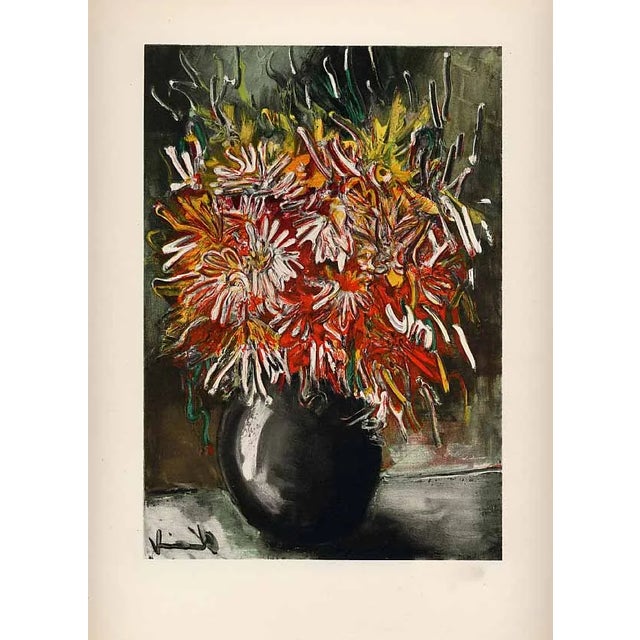Title: China Asters Artist: Maurice de Vlaminck Country: France Medium: Lithograph – 41 Marks: Not Signed not numbered...