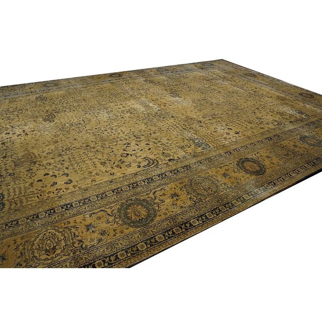 Early 20th Century Indian Lahore Carpet Chairish
