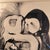 Anne De Vriese-Jernander, Couple and Child, 1974, Mixed Media on Paper, Framed For Sale - Image 3 of 12