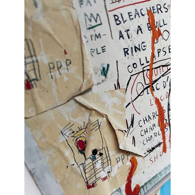 Jean Michel Basquiat (1960-1988), Piscine Versus the Best Hotels, 1982, Copyright Estate of Jean-Michel Basquiat Licensed Reproduction For Sale - Image 6 of 13