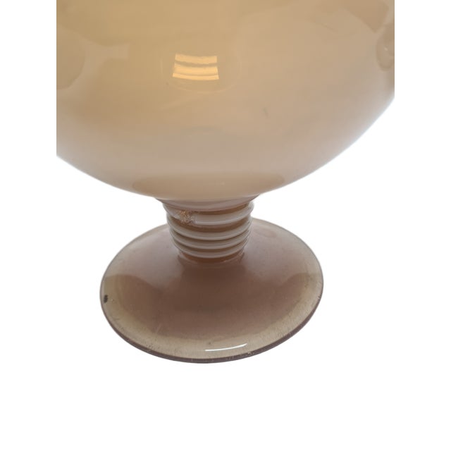 Vase by J. Słuczan-Orkusz for Cracow Institute for Glassworks, Poland, 1970s, in Worn conditions. Designed 1970 to 1979 I...