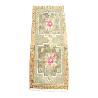 Turkish Nomadic Handmde Wool Rug For Sale