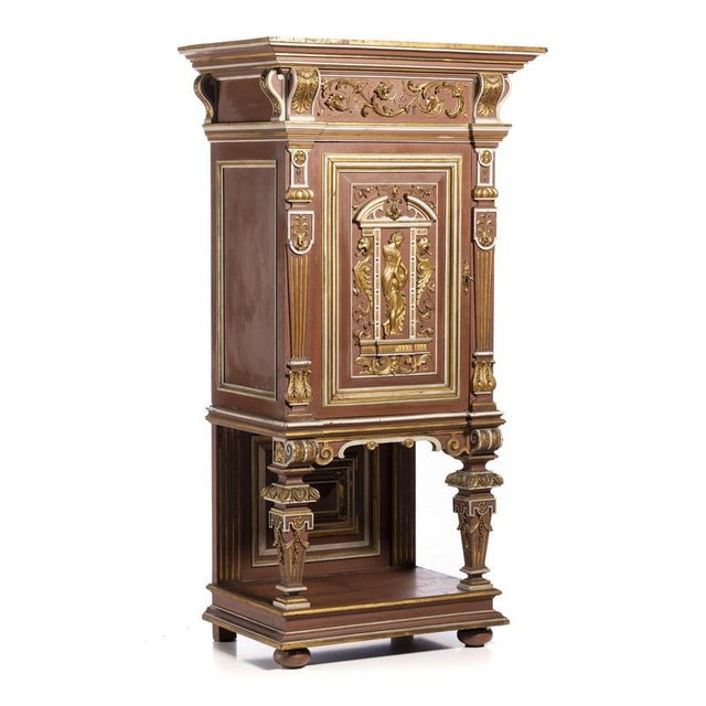 19th Century Wooden Wardrobe For Sale - Image 6 of 6