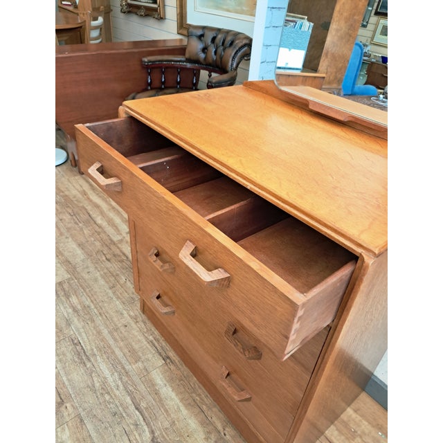 Mid-Century Brandon Chest of Drawers in Oak with Mirror from G-Plan, 1950s For Sale - Image 12 of 18
