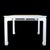 A vintage Ming-style dining table with a newly lacquered finish, pairing chinoiserie elegance with a fresh, polished...