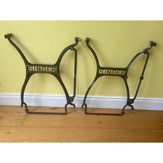 Metal Sewing Table in Iron, United Kingdom For Sale - Image 7 of 9