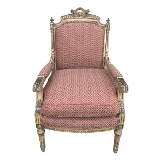 Antique French Provincial Louis XVI Armchair For Sale