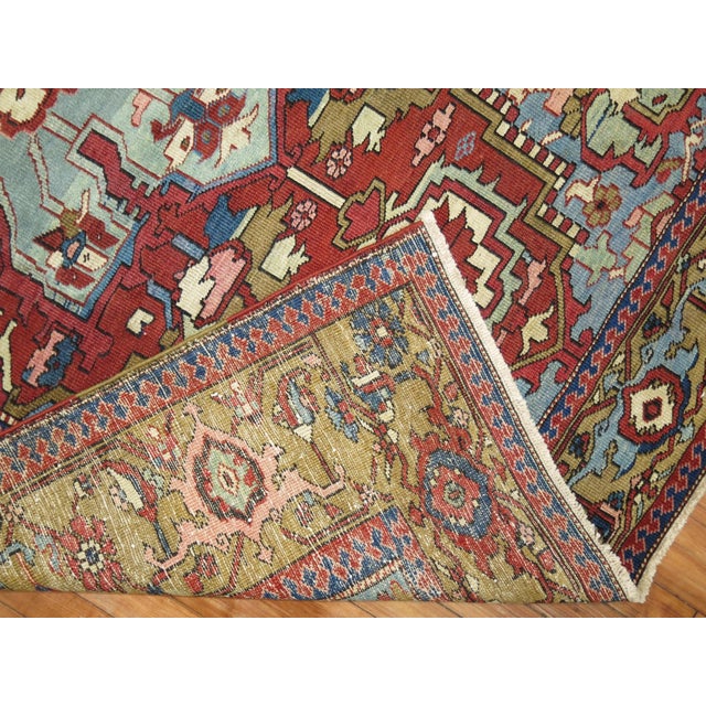 Antique Serapi Rug - 5'2" x 6'10" For Sale - Image 15 of 18