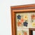 Mid-Century Modern wood and ceramic rustic mirror, circa 1970. By unknown manufacturer (Spain) In original condition with...