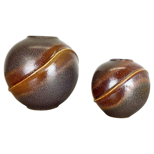 Ceramic Pottery Orion Vases from Dümler and Breiden, Germany, 1970s, Set of 2 For Sale - Image 18 of 18