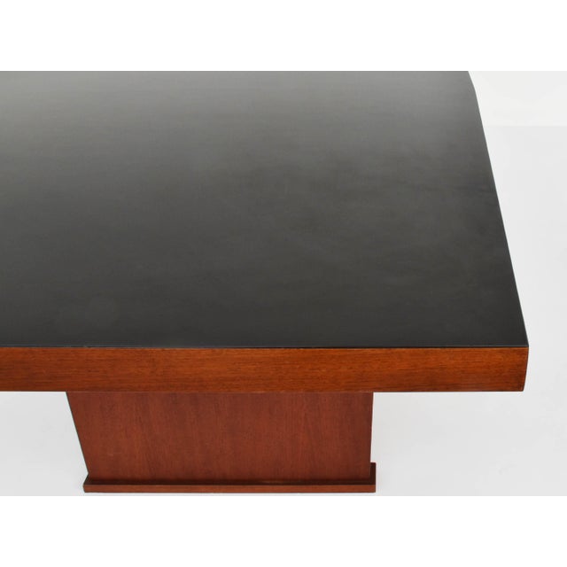 Wood Rationalism Italian Design Dining Table, 1930s For Sale - Image 7 of 8