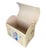 Whimsical Hand-Painted Raffia Anthropomorphic Cat Motif Toy Box For Sale In West Palm - Image 6 of 12
