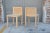 Wood 1980s Vintage Minimalistic Beechwood Side Chairs- A Pair For Sale - Image 7 of 7