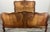 Vintage French Louis XVI King Size Bed Frame in Oak For Sale - Image 3 of 14