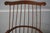 19th Century Antique Early American Windsor Writing Desk Armchair With Drawer For Sale - Image 5 of 18