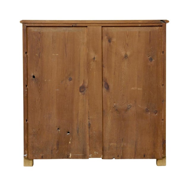 Brown Swedish Birch Chest of Drawers, 1880 For Sale - Image 8 of 10