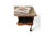 Vintage Modern Desk in Wood and Chromed Metal, 1970s For Sale - Image 4 of 9